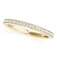 thumbnail image 2 of Aonejewelry 0.25 Ctw. Elegant and Simple Diamond Wedding Band In 10K Yellow Gold, 2 of 4