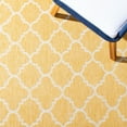 thumbnail image 5 of SAFAVIEH Courtyard Claudia Geometric Indoor/Outdoor Runner Rug, Gold/Beige, 2'3" x 8', 5 of 10