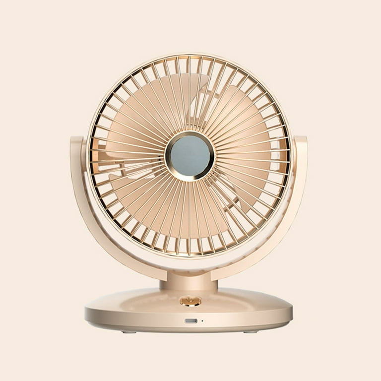 2025 Electric Desktop Fan - 2-in-1 Air Circulator & Warm Air Fan, 3 Speeds, Compact for Office/Dorm, Quiet & Energy Saving (8-Inch)