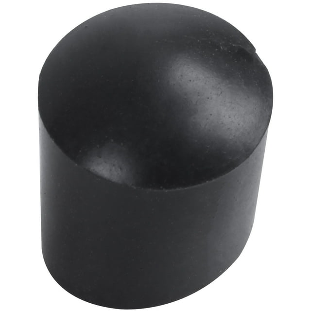 Embouts en Caoutchouc 40 Pcs Embouts de tube en Caoutchouc Noir 10mm Ronds