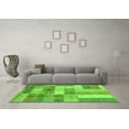thumbnail image 3 of Ahgly Company Indoor Rectangle Patchwork Green Transitional Area Rugs, 2' x 4', 3 of 4