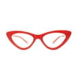 thumbnail image 2 of Women Red Cat Eye Reading Glasses Diamond Presbyopic Glasses Plastic Readers +1.50, 2 of 6