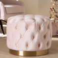 thumbnail image 5 of Baxton Studio Glam Ottoman, 5 of 5
