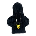 thumbnail image 4 of Cubierta de perilla de palanca de cambios de coche de Navidad, sudadera con capucha de felpa Universal para Festival, decoración de Navidad Reno negro, 4 of 8