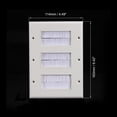 thumbnail image 2 of Brush Wall Plate Decoration Wall Panel Three Gang 163mmx114mm White 2 Pcs, 2 of 4