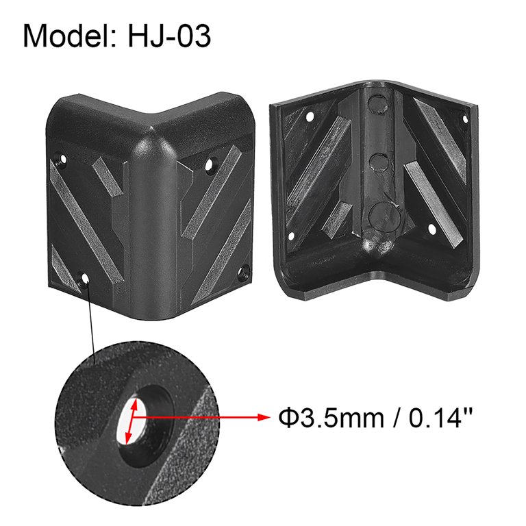 Speaker Corner Protectors Cabinet Edge Corner Speakers Stackable Guard Wrap  Angle Case Protection 4pcs
