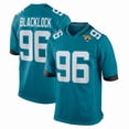 thumbnail image 1 of Camiseta deportiva de fútbol americano #96 Ross Blacklock para hombre, color verde azulado - S, 1 of 2