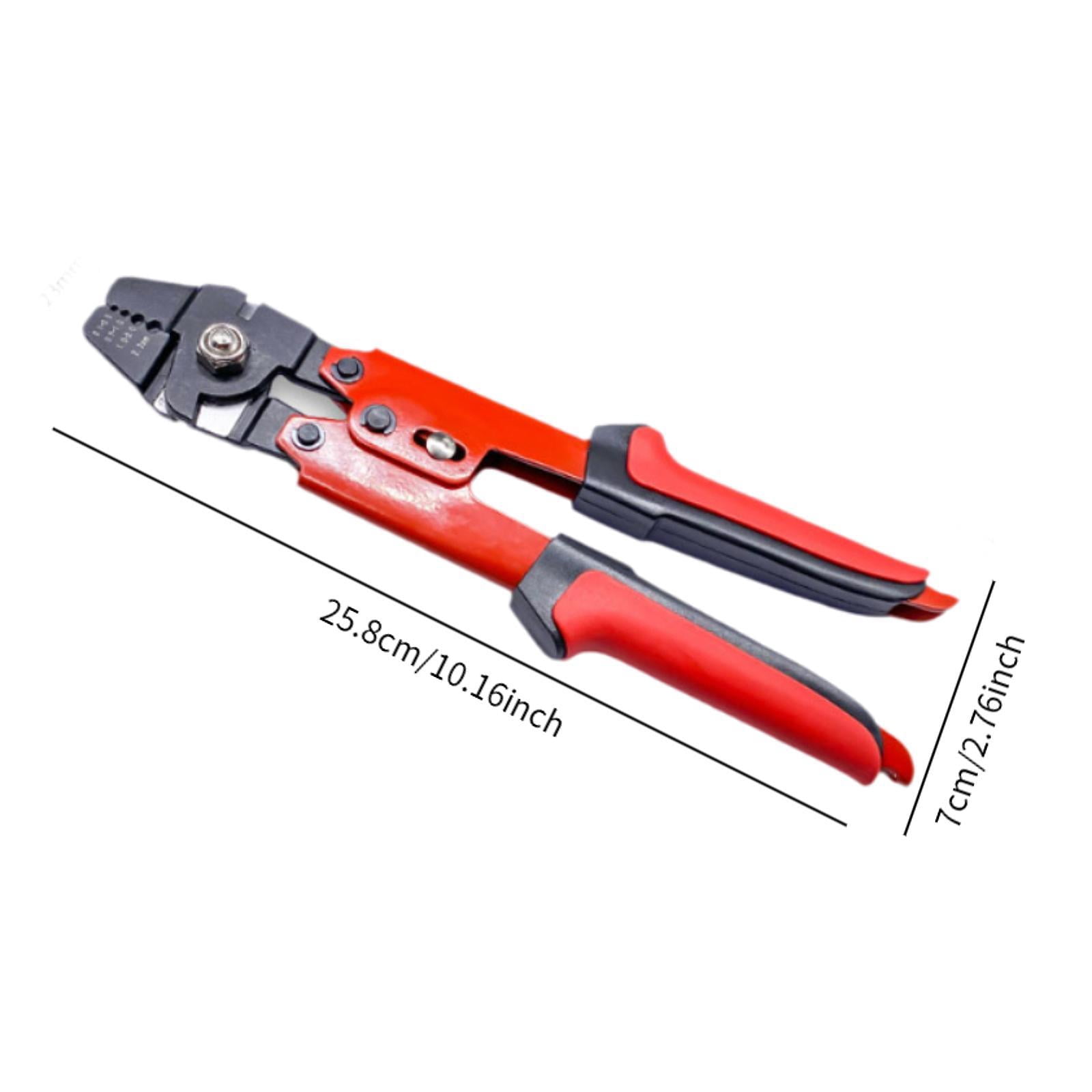 MAGIDEAL Fishing Crimping Pliers Rustprool Wire Crimper Tool for 0.1-2.2mm Steel Wire