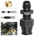 thumbnail image 3 of Lieonvis 5/16" Fuel Hardline Tube to 6 AN Male Flare Hose Fitting Adaptor 5/16" Diameter Aluminum Fuel Hardline Tube Fuel Hose Fitting Adaptor Connector Black Anodized with Brass Ferrule for Gas Liqui, 3 of 11
