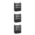 thumbnail image 3 of Advancent Outdoor Storage Mesh Bag Foldable 3 Hanging Camping Layers Picnic Door Barbecue Package Pocket Hooks 2 Zipper Towel Travel Type1, 3 of 6