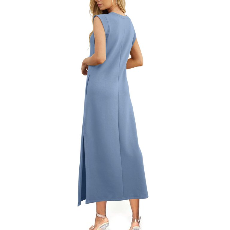 blue vacation dress women ZAPAKA Women Sparkly Royal Blue Long Prom Dress Mermaid Spaghetti Straps Corset Beaded Satin Evening Dress with Slit, Burgundy / US4