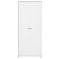 thumbnail image 5 of Ktaxon 2-Door Armoire with 5 shelves, Kitchen Pantry Storage Cabinet Wardrobe, 72" White, 5 of 9