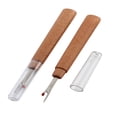 thumbnail image 2 of Unique BargainsPlastic Handle Sewing Quilting Stitch Thread Seam Ripper Cutter Brown 5pcs, 2 of 4