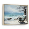 thumbnail image 2 of Designart "To The Coastal windows Windows painting III" Nautical & Beach Floater Framed Canvas Print, 2 of 7