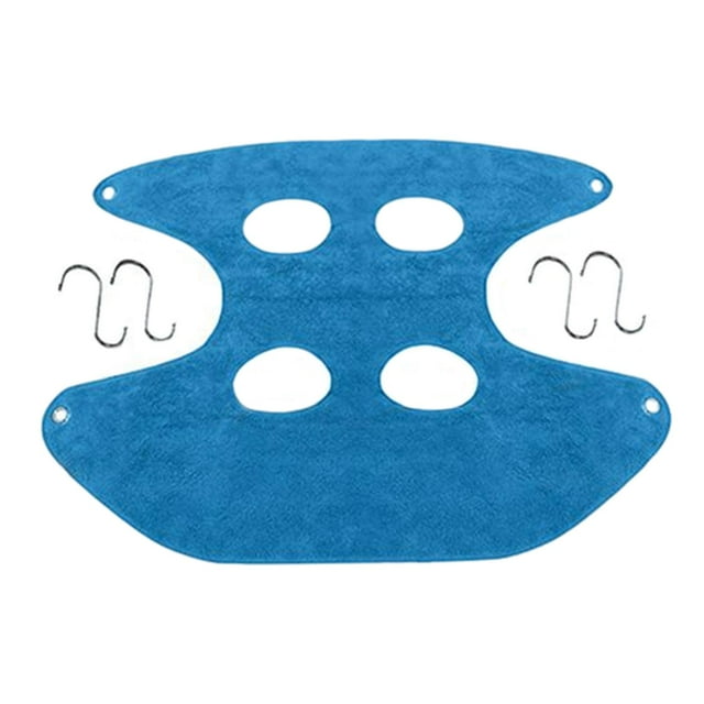 Hamaca para el cuidado de gatos, arnés para hamaca, soporte para bolsa de sujeción para perros, toalla de baño para Azul 66cmx49cm S