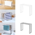 thumbnail image 3 of Jierger Kitchen Sink Folding Washing Towel Rag Drainer Holder Storage Rack Hanging for Kitchen countertop Bathroom, Hand Towel Stand Rack, 3 of 6