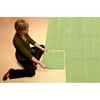 Garland Shazaam Shag Carpet Tiles, Lime Green, 18" x 18", 6pc