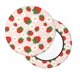 thumbnail image 2 of Balery Strawberry Floral Fundas de asiento para taburete de bar redondo de tela de terciopelo ajustables que protegen de arañazos y manchas para sillas de 14 a 17 pulgadas.-14 inch, 2 of 7