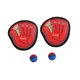 thumbnail image 5 of Juego de lanzar y atrapar, juguete para exteriores, entretenimiento, viaje, fiesta, recuerdo, entrenamiento de béisbol, exterior, 2 paletas, 2 pelotas, 5 of 9