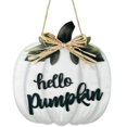 thumbnail image 1 of Pumpkin Door Plate Cartoon Door Hanger Sign for Home Decoration (White), 1 of 8