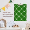 thumbnail image 2 of ALAZA Plastic Clipboard A4 Letter Size Decorative Clipboards for Students Women Men 9" x 12.5" Checkered Grid Pattern, 2 of 6