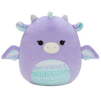 Squishmallows Official 20 inch Drow the Purple Dragon - Child's Ultra Soft Stuffed Plush Toy