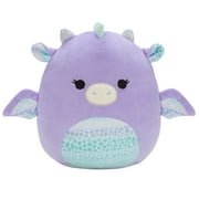 Squishmallows Official 12 inch Dina the Purple Dragon - Child's Ultra Soft Stuffed Plush Toy