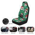 thumbnail image 4 of HUISEFOR Christmas Santa Cat Car Front Seat Covers Breathable Car Seat Covers Protector, Comfortable, Elastic, Soft, Anti Slip, Easy to Installation, Universal Fit for Most Cars SUV, 4 of 6