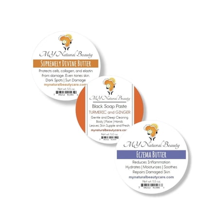TURMERIC and GINGER | Eczema FACE Care COMBO