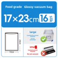 thumbnail image 1 of Bolsa de envasado al vacío para alimentos, bolsa de vacío sellada, bolsa de gelatina de piel de burro transparente, máquina de vacío comercial, bolsa de sellado de plástico, impresión, 1 of 6
