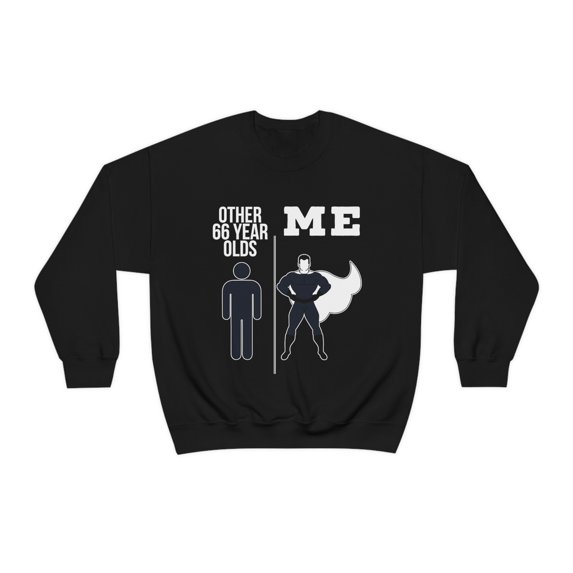 66th Birthday Sweatshirt, Gifts, Sweater Shirt