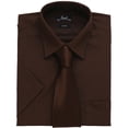 thumbnail image 2 of Premier Mens Short Sleeve Formal Poplin Plain Work Shirt, 2 of 2