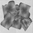 thumbnail image 1 of Ahgly Company Indoor Square Patterned Platinum Silver Gray Area Rugs, 7' Square, 1 of 6
