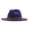 Purple, variant on Helii Wide Brim Fedora Hat for Men Women – Leopard Band Panama Hat, Lightweight Cotton Polyester Fedora with Adjustable Fit, Unisex Dress Hat for Wedding Beach Summer Gift Blue,M