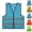 Sky Blue, variant on Mens Suit Coats, Reflective Work Vest with Protective Sleeveless Design for Construction and Outdoor Utility