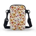 thumbnail image 2 of HELLHERO Crossbody Sling Bags Colourful Daisies Vintage Polyester Adjustable Shoulder Strap Unisex 4.33"x1.97"x7.09" Casual Use, 2 of 7