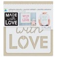 thumbnail image 2 of Momenta Adhesive Fabric Stencil - Made with Love, 2 of 2