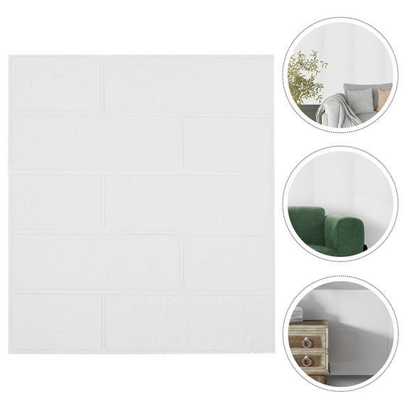 ELAYARD 3D Brick Wall Stickers Decorative Self-Adhesive Stone Wallpaper Panels and Stick for Home Decor