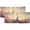 Pattern-5, variant on Paris Eiffel Tower Rod Pocket Thermal Insulated Curtain Valance Cityscape Scene Street Landscape Window Treatment for Living Room Bedroom Bathroom 54 by 18 in, 2 Panel