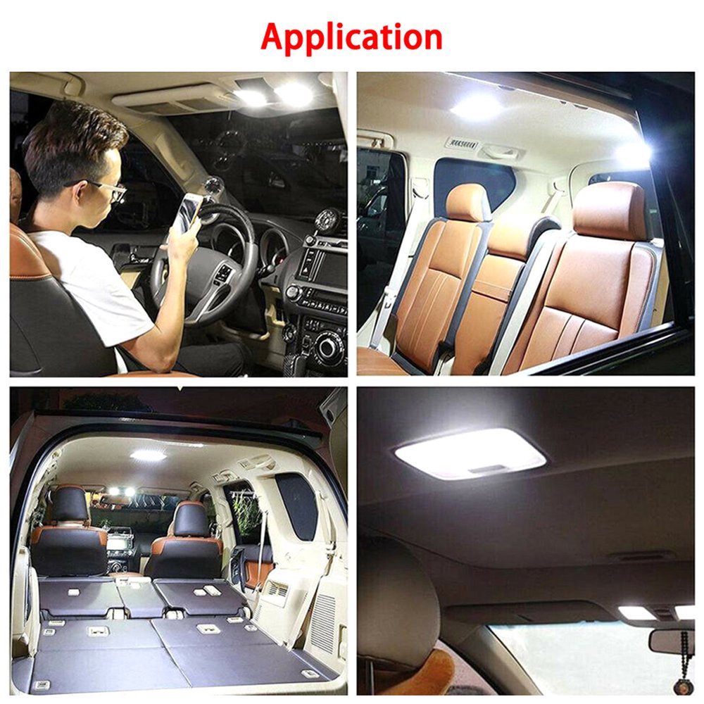 Ampoule LED Plafond Voiture 36 LED - 12V, Blanc, Neuf, éclairage Intérieur Puissant