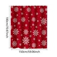 thumbnail image 2 of Tupukom Christmas Shower Curtain Under 15, Christmas Red Shower Curtains Winter Xmas Theme Shower Curtain Sets for Bathroom Machine Washable, 2 of 3