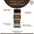 thumbnail image 4 of Pride of India – Cinnamon Bark Whole – Freshly Sourced from India – Gourmet Whole Spice – Strong Aroma – Perfect for Cooking & Baking – Easy to Use – 0.8 oz. Small Dual Sifter Bottle, 4 of 6