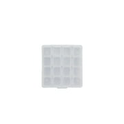Everything Mary Craft Organizer with 16 Stackable Clear Jars – Bead & Craft Storage Container for DIY Projects
