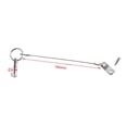 thumbnail image 4 of 2 Pieces Marine Grade 316 Stainless Steel Quick Release Pin with Lanyard for Marine Boat Bimini Top Deck Hinge/Jaw Slide Clamp, 4 of 6