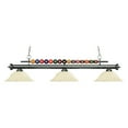 thumbnail image 2 of 170GM-GM16-Z-Lite-Shark - 3 Light Island/Billiard in Billiard Style - 16 Inches Wide by 15 Inches High No Shade Included Golden Mottle Gun Metal, 2 of 2