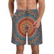 thumbnail image 1 of Fotbe Mandala Trajes de Baño Estampados para Hombre, Shorts de Verano de Secado Rápido, Ropa de Playa, Bañadores-Small, 1 of 6