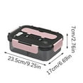 thumbnail image 2 of Chmadoxn Large Capacity Separated Plastic Sealed Lunch Box Lunch Box Students Work With Lunch Box Microwave Oven Available microwaveable lunch, 2 of 2