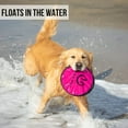 thumbnail image 4 of Flippy Flopper 9" Flying Disc Soft Dog Toy, Floats in Water & Safe on Teeth, for All Breeds, Pack of 5 (Colors May Vary), 4 of 9