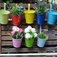 thumbnail image 3 of [跃星辉]已处理知产1件 彩色可拆卸挂钩花盆 金属铁悬挂花盆 棕色 22x12cm ANGGREK Otros, 3 of 6