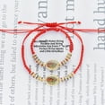thumbnail image 4 of 12 PCS Colorful Virgin Mary Bracelet Oval Virgen de Guadalupe Charm Handmade Red String Bracelet Rosary Protection Bracelets Gift for Women Men Family, 4 of 6